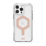 UAG Apple iPhone 16 Pro Max Plyo MagSafe Case - Ice / Rose Gold - Clear / Rose Gold