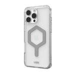 UAG Apple iPhone 16 Pro Max Plyo MagSafe Case - Ice / Silver - Clear / Silver