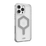 UAG Apple iPhone 16 Pro Max Plyo MagSafe Case - Ice / Silver - Clear / Silver