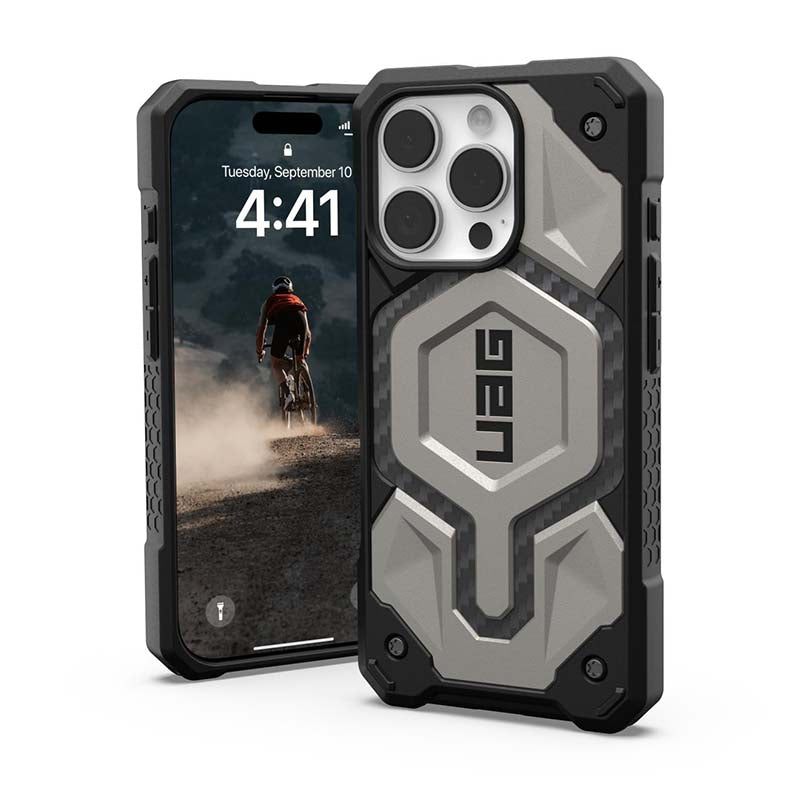 UAG Apple iPhone 16 Pro Monarch Pro MagSafe Case - Titanium - Black