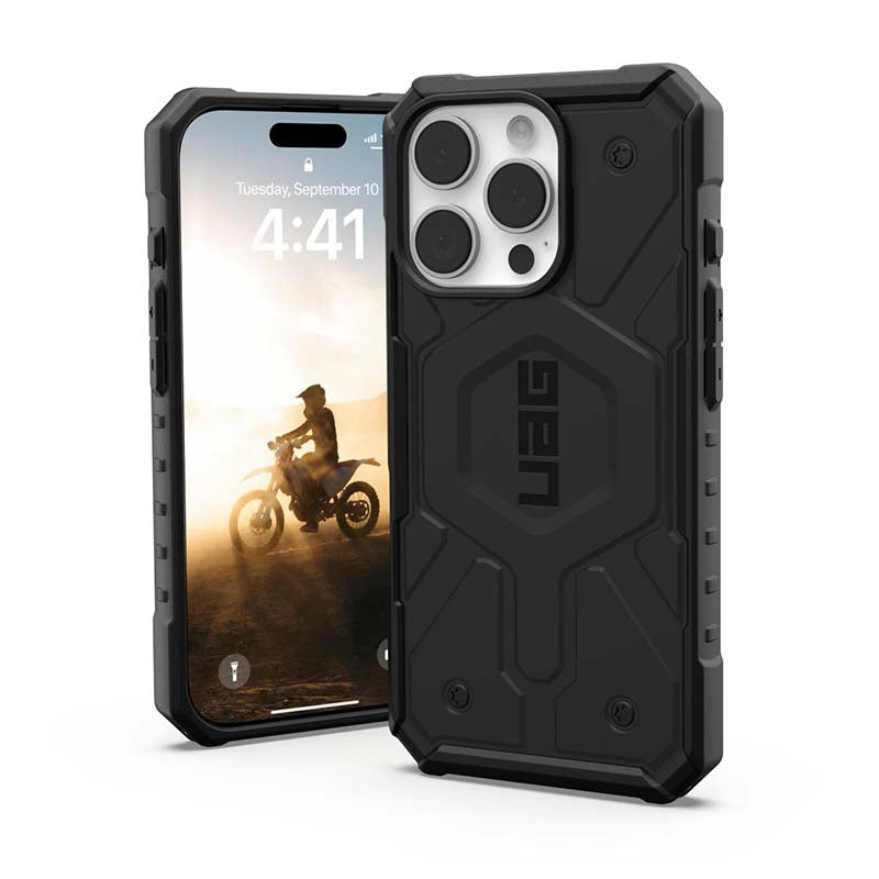 UAG Apple iPhone 16 Pro Pathfinder Magsafe Case - Black - Black