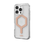 UAG Apple iPhone 16 Pro Plyo Magsafe Case - Ice / Rose Gold - Clear / Rose Gold