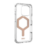 UAG Apple iPhone 16 Pro Plyo Magsafe Case - Ice / Rose Gold - Clear / Rose Gold