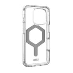 UAG Apple iPhone 16 Pro Plyo Magsafe Case - Ice / Silver - Clear / Silver