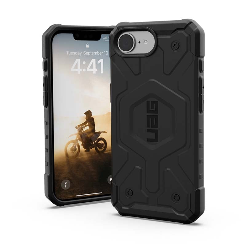 UAG Apple iPhone 16e Pathfinder MagSafe Case - Black - Black