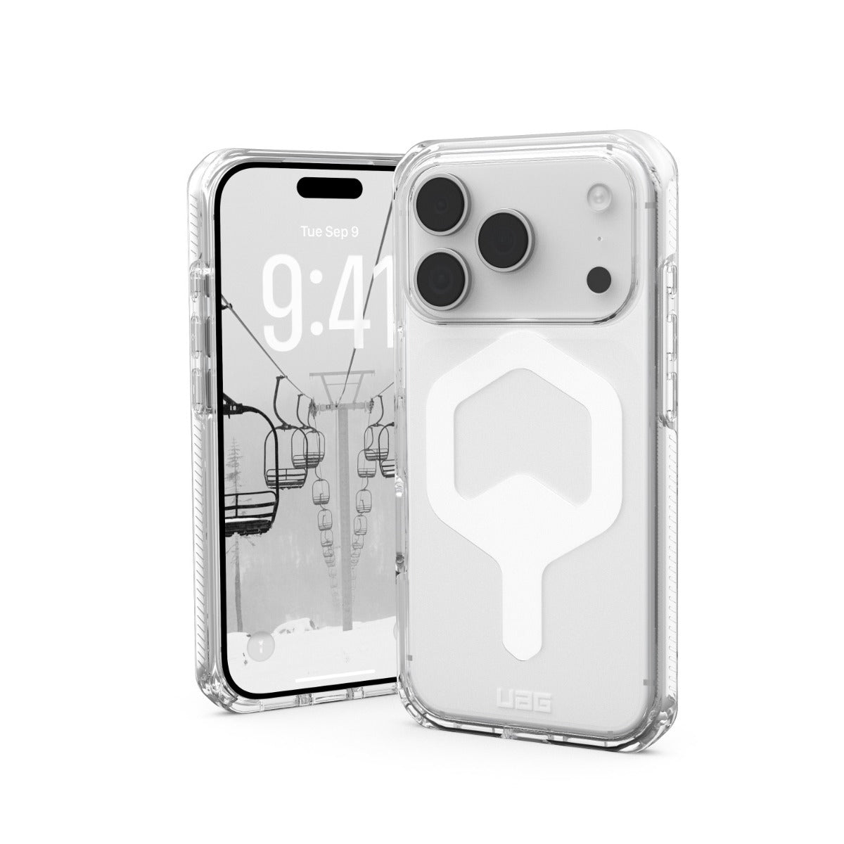 UAG Apple iPhone 17 Pro Plyo Magsafe Case - Ice / White