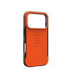 UAG Apple iPhone 18 Pro / 17 Pro Civilian Magnet Case - Orange - Orange