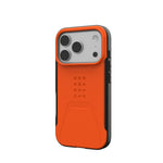 UAG Apple iPhone 18 Pro / 17 Pro Civilian Magnet Case - Orange - Orange