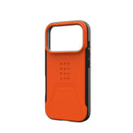 UAG Apple iPhone 18 Pro / 17 Pro Civilian Magnet Case - Orange - Orange