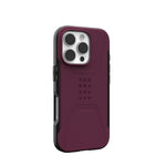 UAG Civilian Magnet Case For Apple iPhone 16 Pro - Bordeaux - Bordeaux
