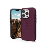 UAG Civilian Magnet Case For Apple iPhone 16 Pro - Bordeaux - Bordeaux