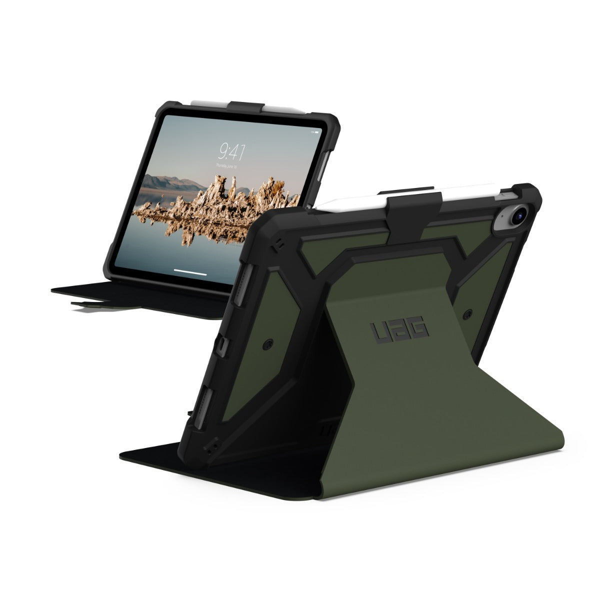 UAG Metropolis SE Tablet Case â€“ Apple iPad (2022) / Apple iPad 11 (2025) - Olive - Green