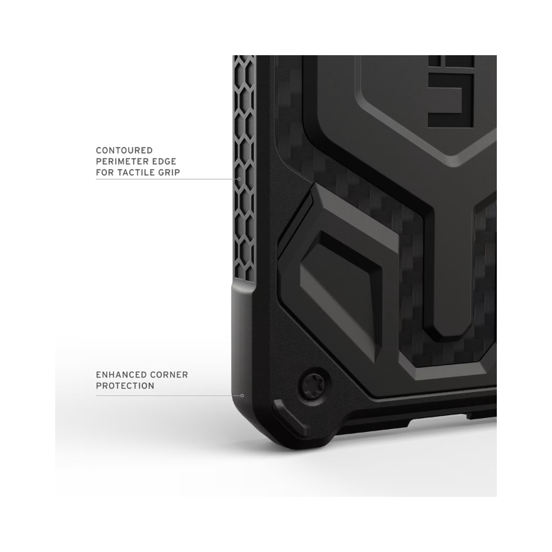 UAG Monarch Pro Case for Samsung Galaxy S26 - Carbon Fibre