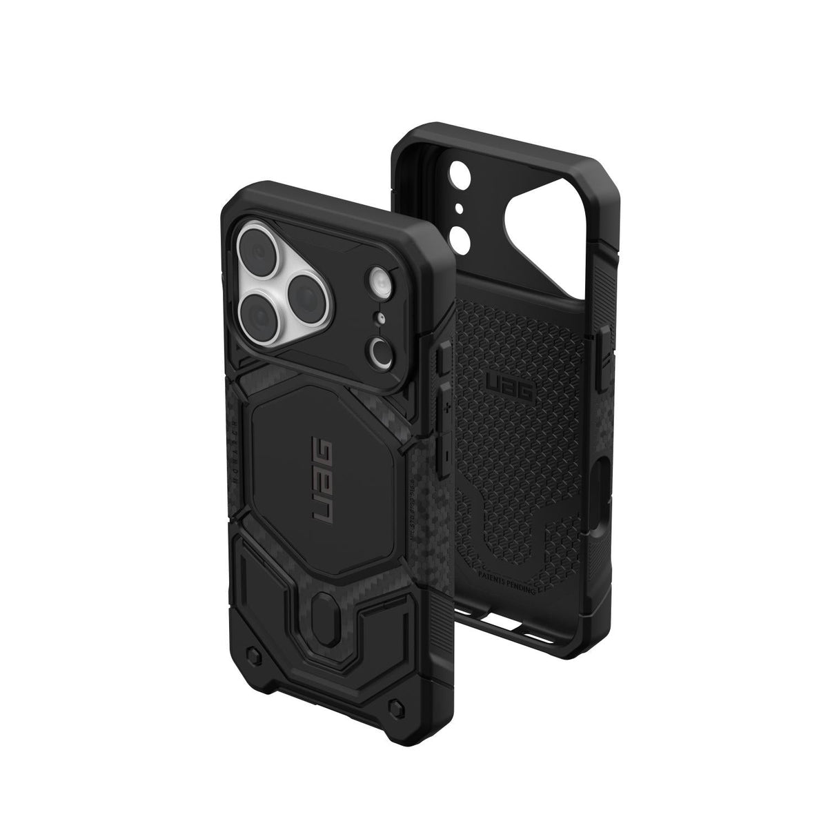 UAG Monarch Pro Magnet Case For Apple iPhone 18 Pro / 17 Pro - Carbon Fibre - Carbon Fibre