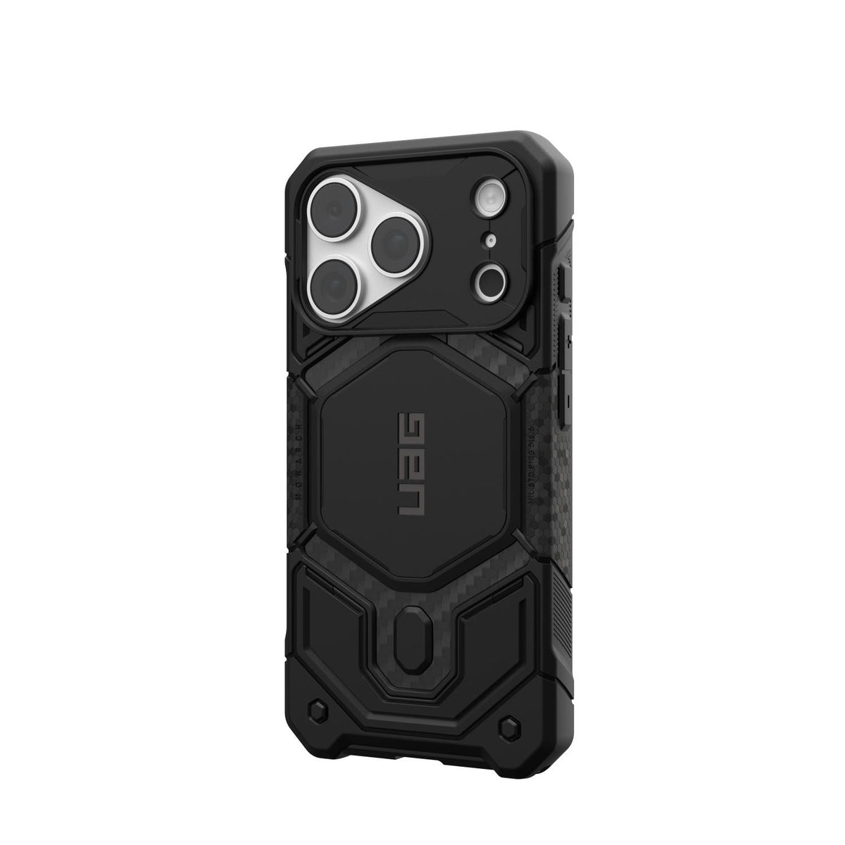 UAG Monarch Pro Magnet Case For Apple iPhone 18 Pro / 17 Pro - Carbon Fibre - Carbon Fibre
