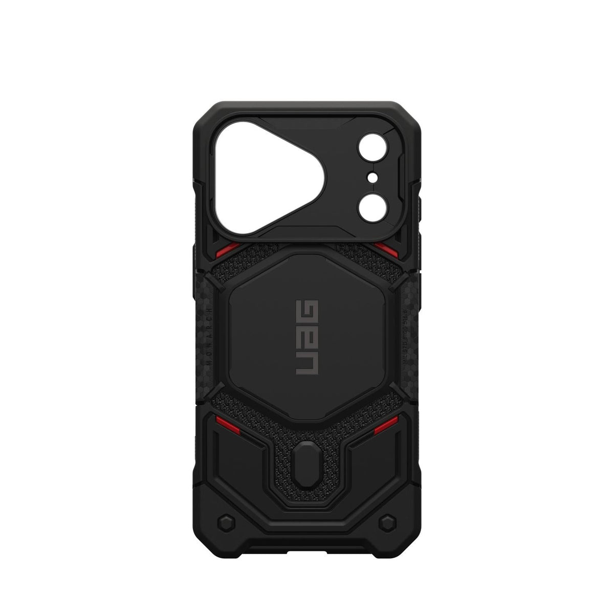 UAG Monarch Pro Magnet Case For Apple iPhone 18 Pro / 17 Pro - Kevlar Black - Kevlar Black