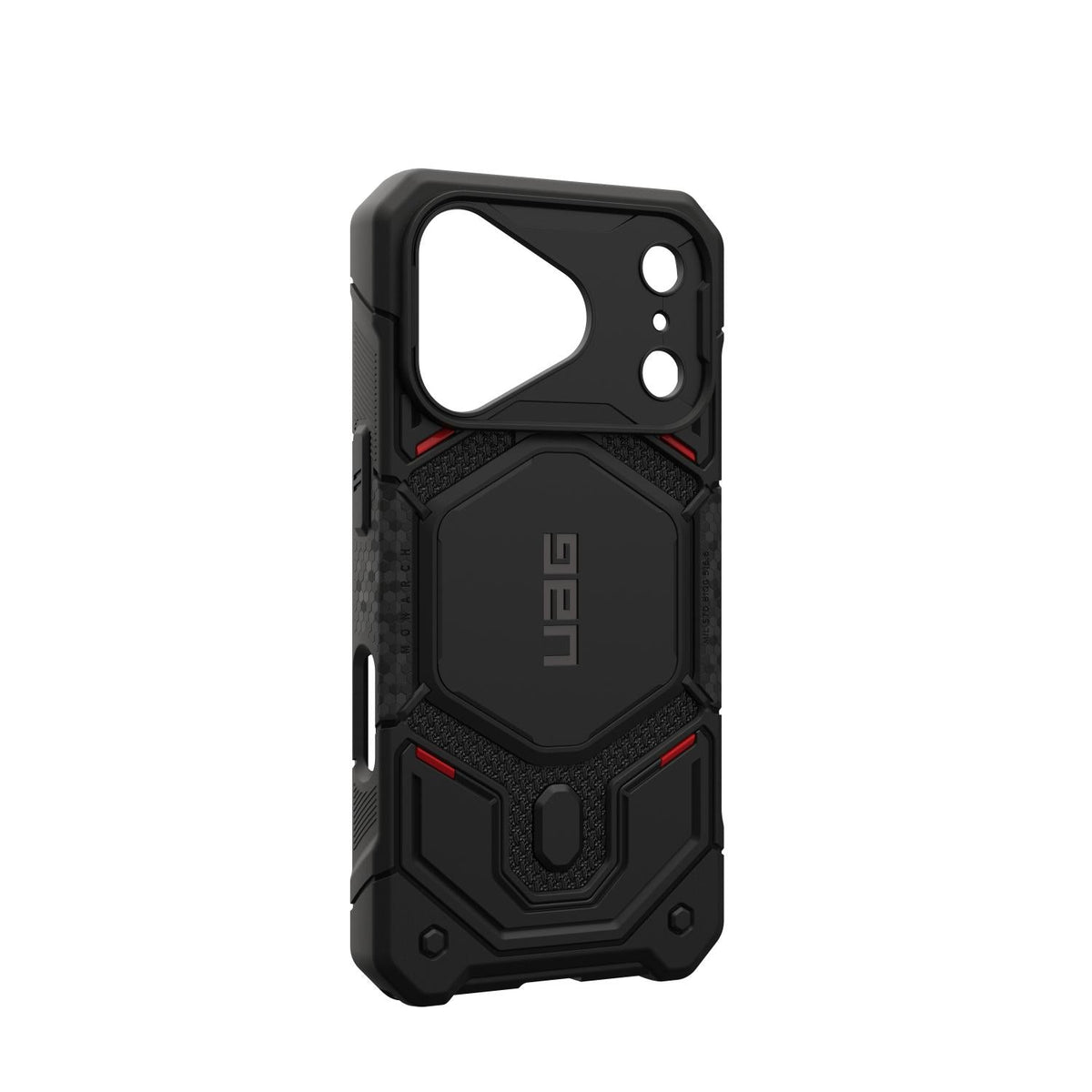 UAG Monarch Pro Magnet Case For Apple iPhone 18 Pro / 17 Pro - Kevlar Black - Kevlar Black
