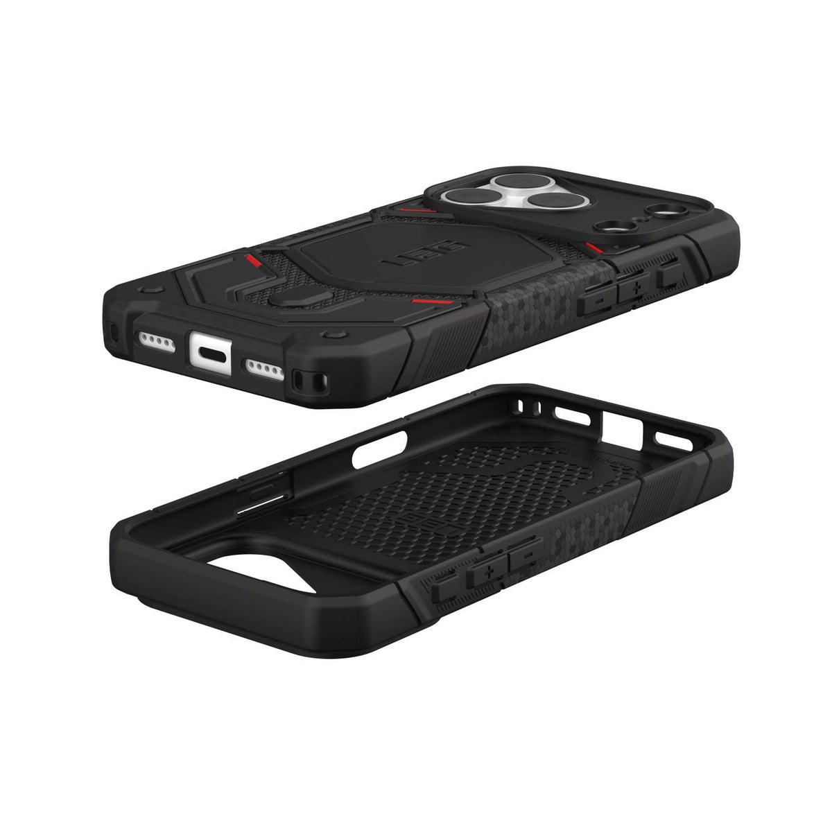 UAG Monarch Pro Magnet Case For Apple iPhone 18 Pro / 17 Pro - Kevlar Black - Kevlar Black