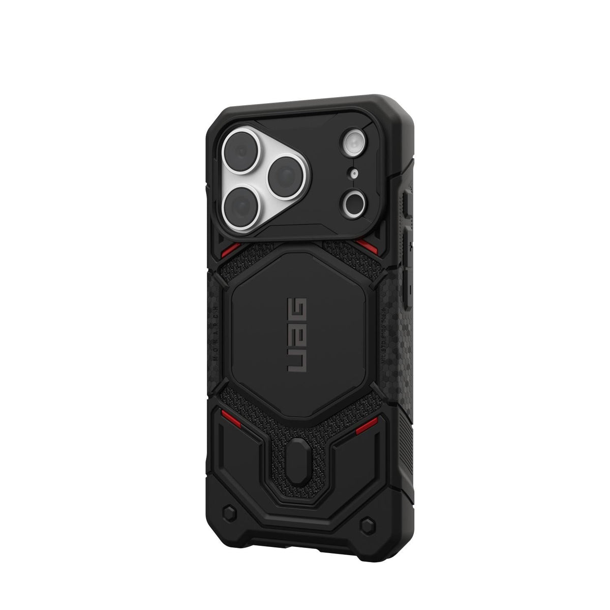 UAG Monarch Pro Magnet Case For Apple iPhone 18 Pro / 17 Pro - Kevlar Black - Kevlar Black