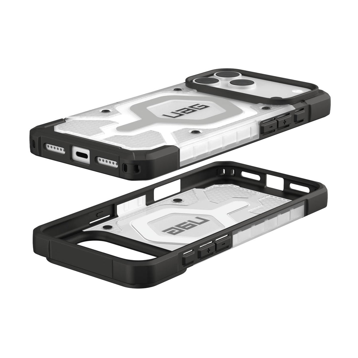 UAG Pathfinder Clear Magnet Case For Apple iPhone 18 Pro Max / 17 Pro Max - Ice/Silver - Ice/Silver