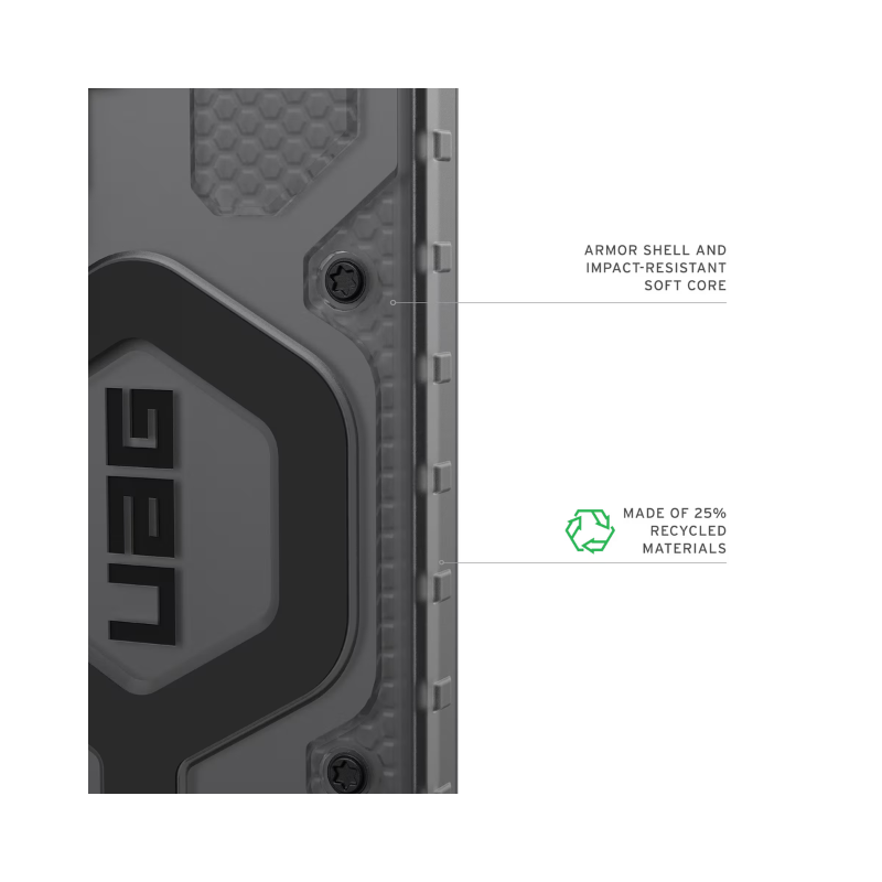 UAG Pathfinder Clear Magnetic Case for Samsung Galaxy S26 - Ash - Ash