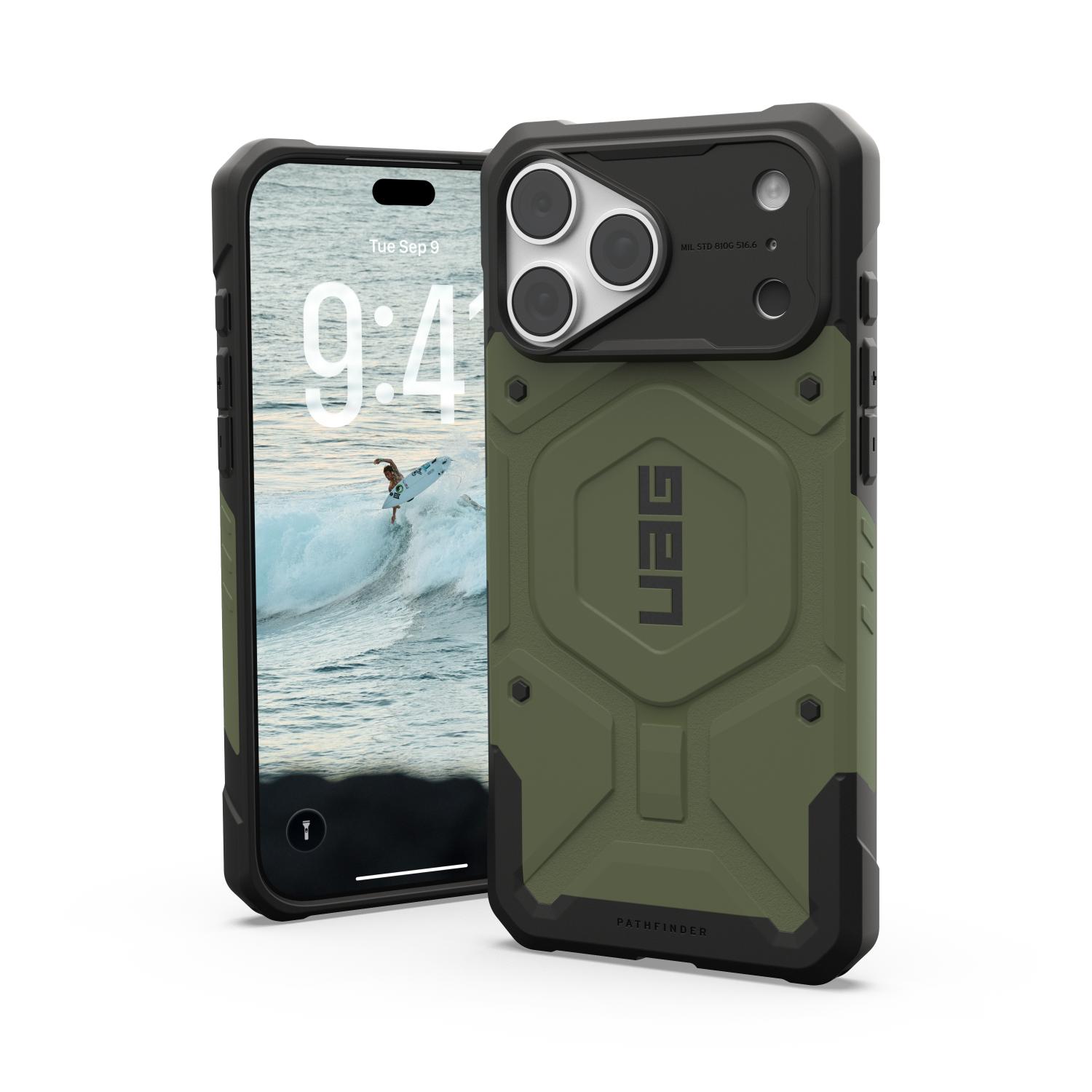 UAG Pathfinder Magnet Case For Apple iPhone 18 Pro Max / 17 Pro Max - Olive - Olive