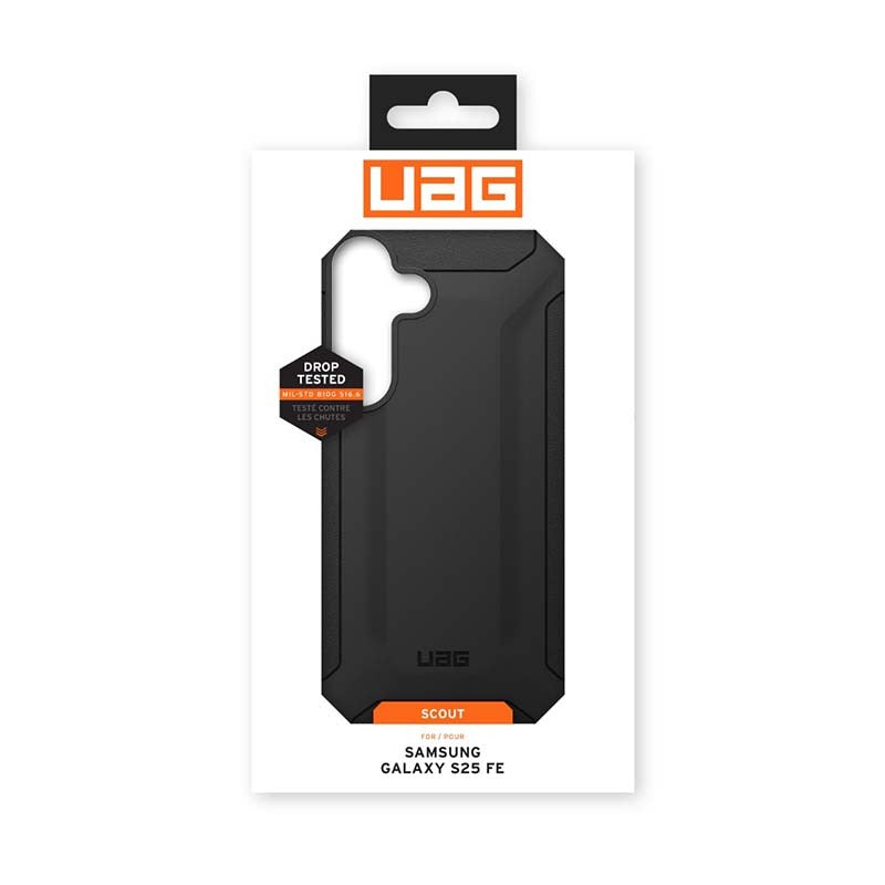 UAG Samsung Galaxy S25 FE Scout Case - Black - Black