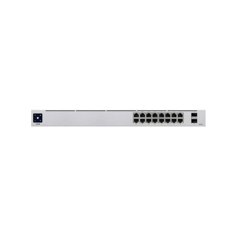 Ubiquiti 16 Port Gigabit 42W 8PoE 2SFP UniFi Switch - Grey - Grey