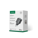 UGREEN 1 Port PD Wall Charger 25W - Black - Black