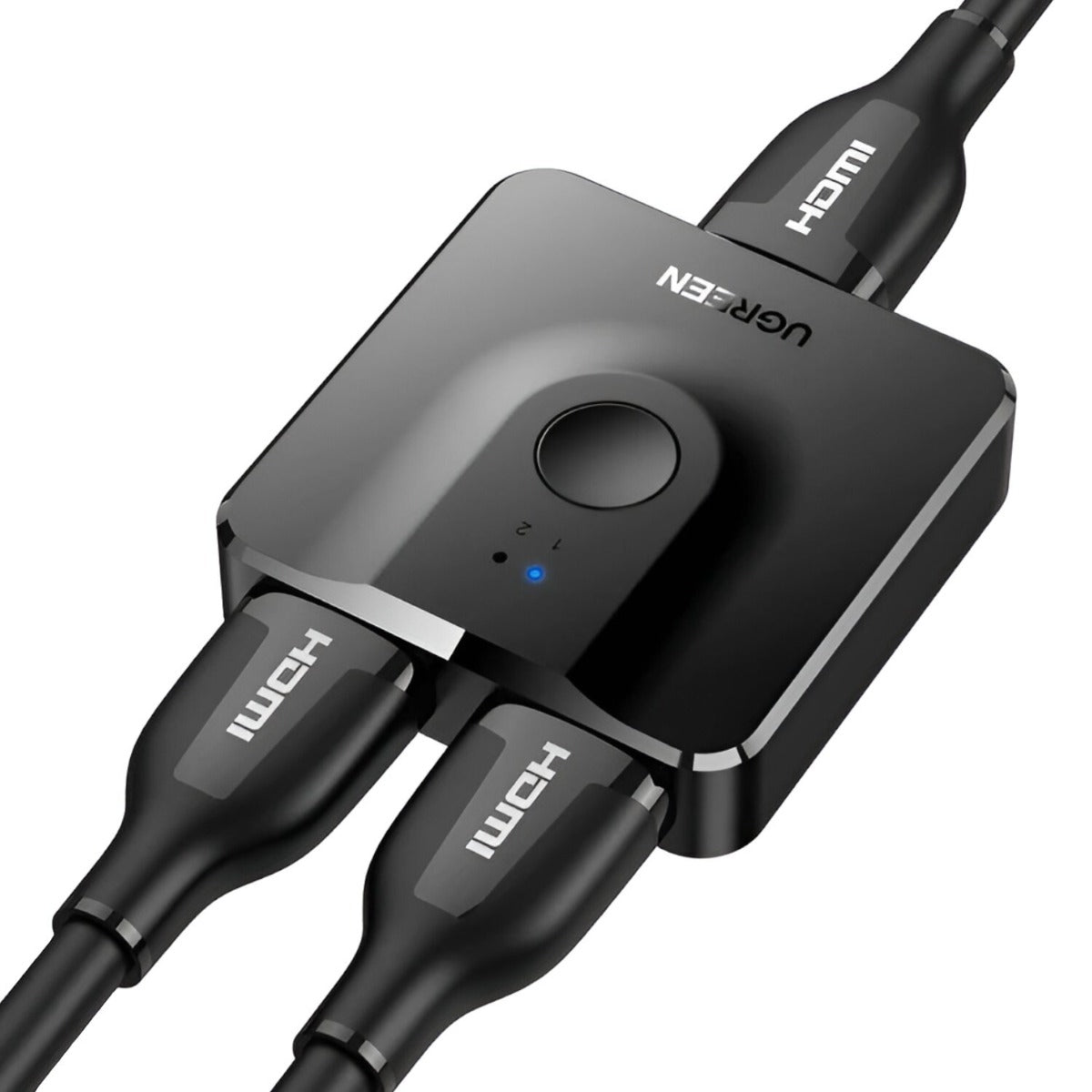 UGREEN 2-in-1 Bi-Directional 4K HDMI Switcher - Black - Black
