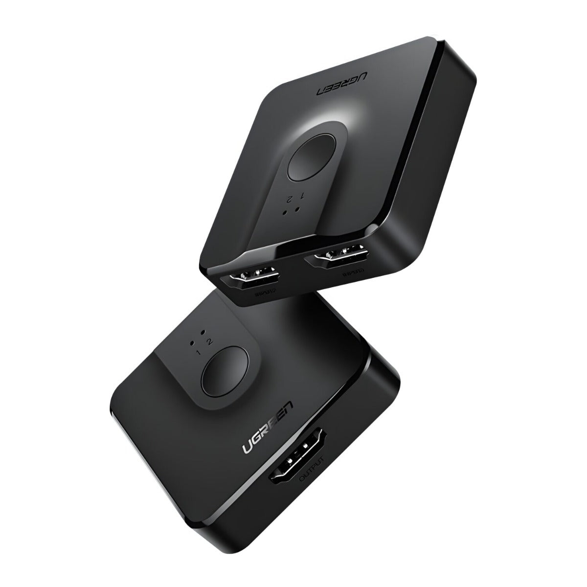 UGREEN 2-in-1 Bi-Directional 4K HDMI Switcher - Black - Black