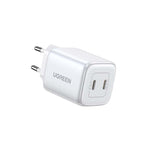UGreen 2 Port GAN 45W PD Wall Charger - White - White