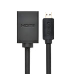 UGREEN 20134 Micro HDMI Male to HDMI Female Adapter - Black - Black