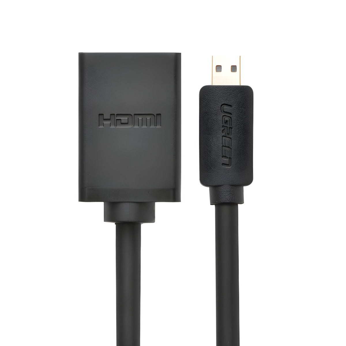 UGREEN 20134 Micro HDMI Male to HDMI Female Adapter - Black - Black