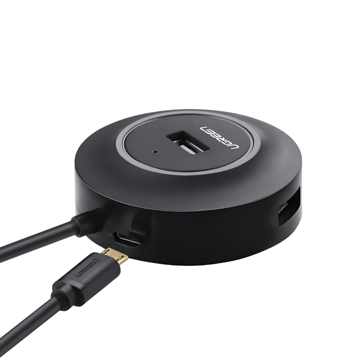 UGREEN 20777 4-in-1 USB 2.0 Hub - Black - Black
