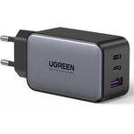 UGreen 3 Port GAN 65W PD Wall Charger - Black
