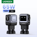 UGreen 65W Nexode RG 3 Port USB-C GaN Fast Charger - Grey - Grey