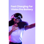 UGreen 65W Nexode RG 3 Port USB-C GaN Fast Charger - Purple - Purple