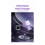 UGreen 65W Nexode RG 3 Port USB-C GaN Fast Charger - Purple - Purple
