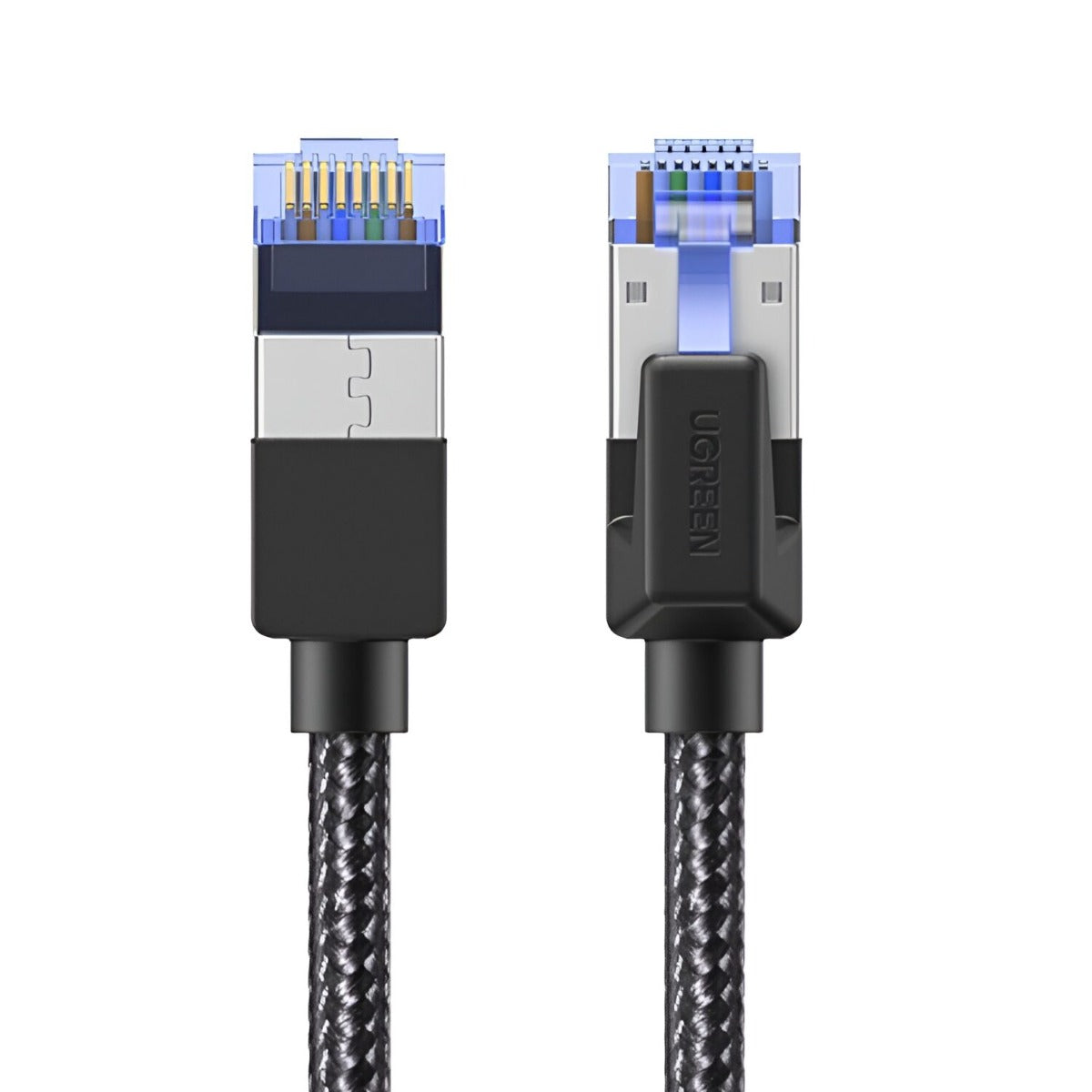 UGREEN Cat8 Nylon Braided Ethernet Cable - 40Gbps with Modular Plugs - 3m - Black