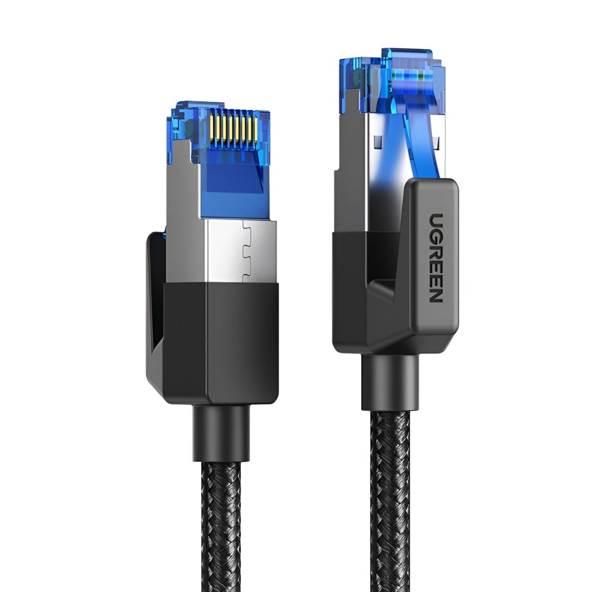 UGREEN Cat8 Nylon Braided Ethernet Cable - 40Gbps with Modular Plugs - 5m - Black