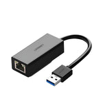 UGREEN CM111 USB3.0 to RJ5 Gigabit Ethernet Adapter - Black - Black
