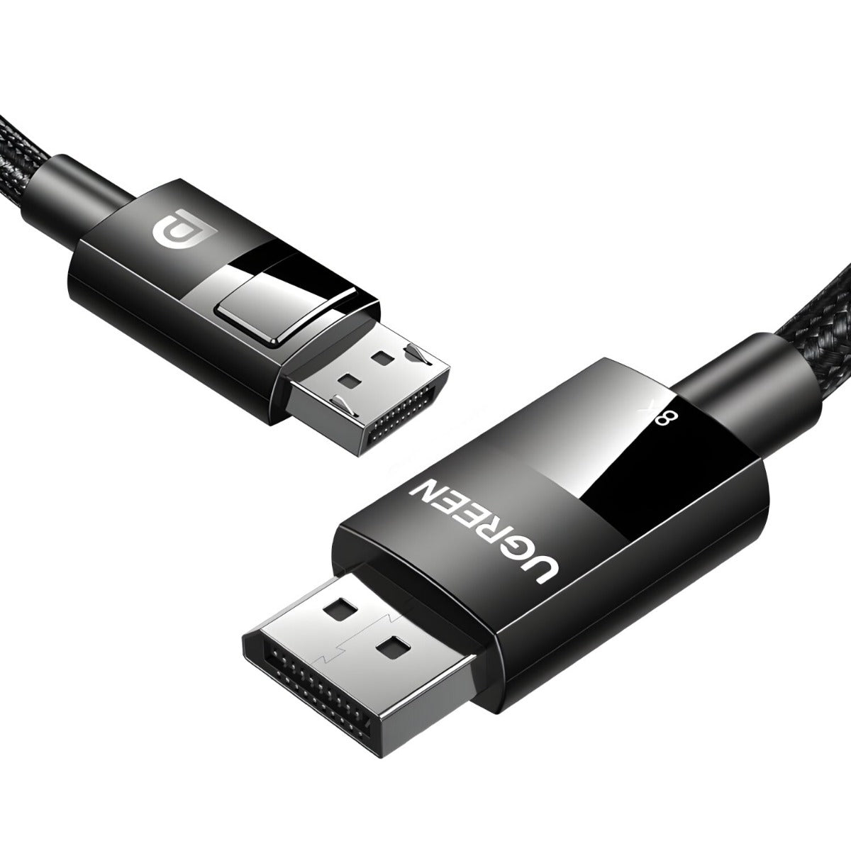 UGREEN DP114 8K DisplayPort Male to Male Braided Cable 3m - Black