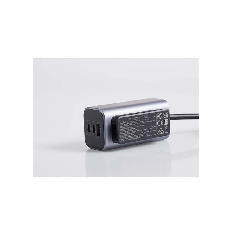 UGREEN GaN 4 Port Car Charger 150W - Grey - Grey