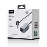 UGREEN GaN 4 Port Car Charger 150W - Grey - Grey
