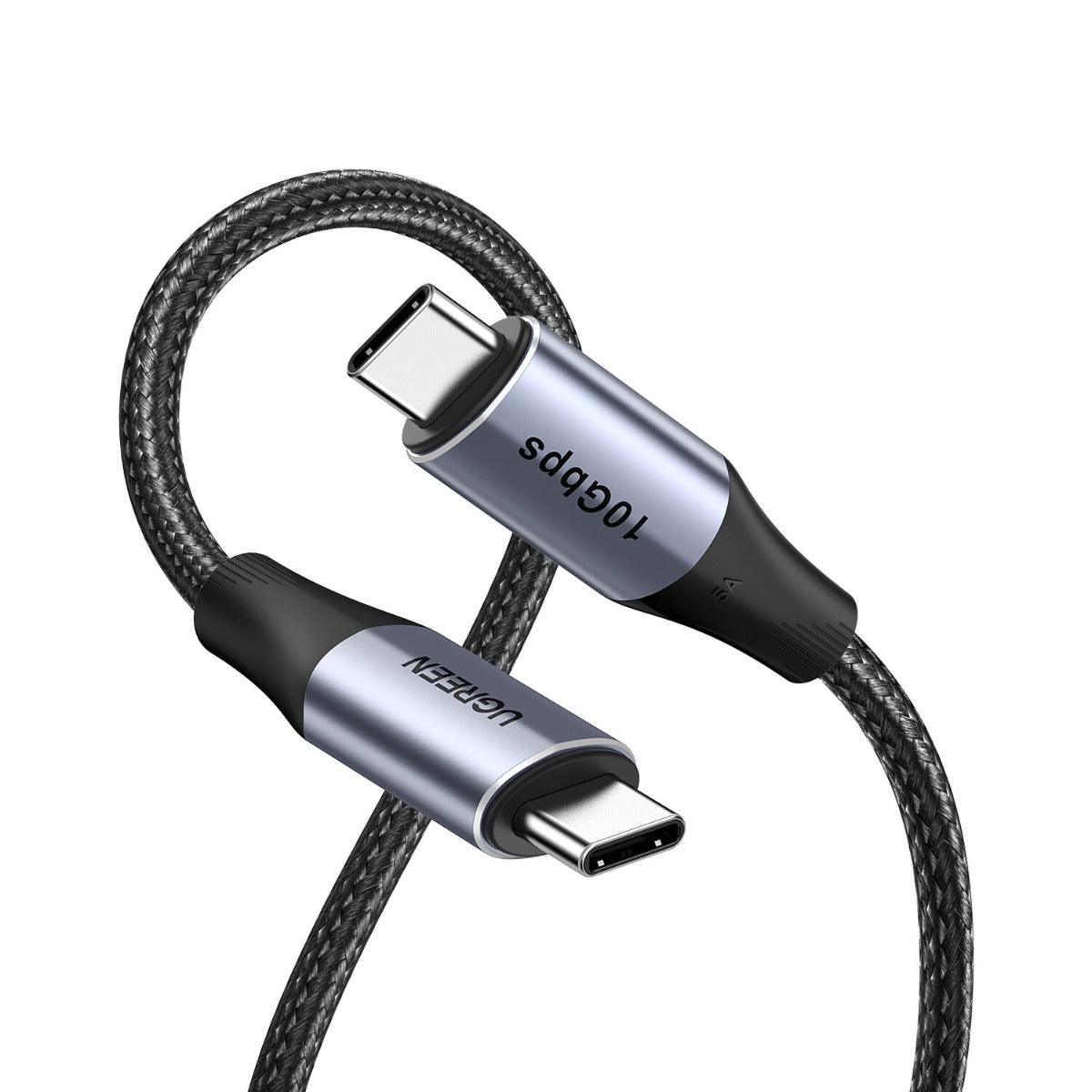 UGREEN Gen2 Type-C Male to Male Data Cable 240W Fast Charging | 10Gbps | 4K - Black