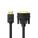 UGREEN HDMI Male to DVI (24 + 1) Male Cable 2m - Black