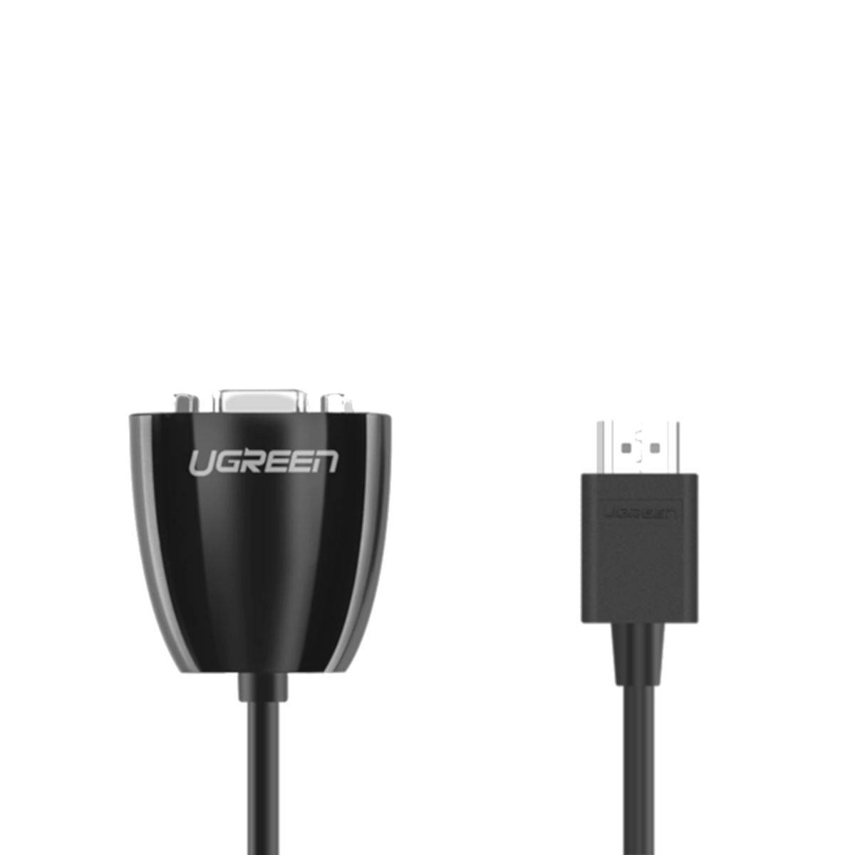 UGREEN HDMI to VGA Converter 1080p Video Adapter - Black - Black
