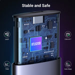 UGREEN M.2 NVME/SATA SSD Enclosure (10Gbps) - Silver - Silver