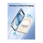UGreen Magnetic Wireless Power Bank 5000mAh - White - White